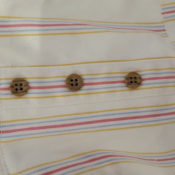 Carter's Baby Girl Striped Overall Dress Size 6 Months 100% Cotton - Picture 2 of 5